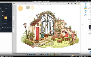 蕙宝卡通风格ipad小场景插画专题课2022