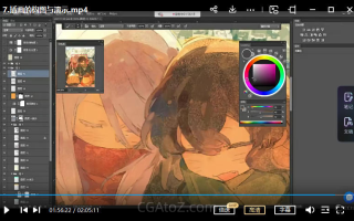 木缘口十水彩风插画 2022