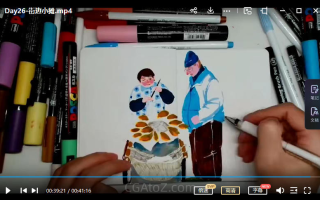 速写实验室2022人物色彩团练