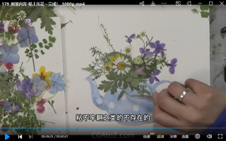 纸间梦水彩花卉年课2022年