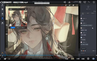 李富贵2023伪厚涂美型人像插画特训班第1季 – ipad插画课