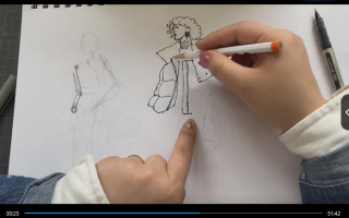 萝卜老师黑白个性人物速写课2022年