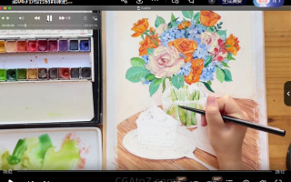 邓瑞宁子自由插画师成长营三合一水彩插画2023年结课