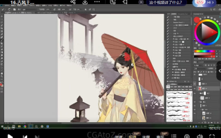 一盏眠古风插画课2023年3月结课