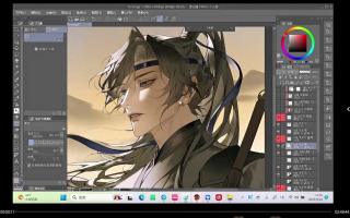 枕宴半厚涂古风头像造型班第1期2023年