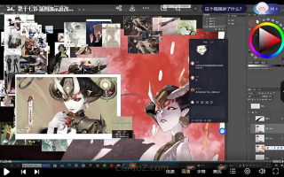 喵喵莫莫暑期班日韩角色立绘插画2022年 – 课程讲师阿莫amo 小陆苗力鸭