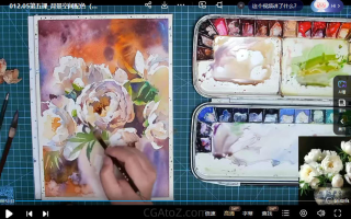 画画的肥龙2023年花园里2.0水彩团练课