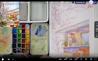 万小悠钢笔淡彩系统课2023年