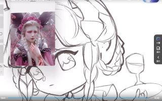 画画的北冰茶日韩系半厚涂插画系统班2023完整版一共128节课