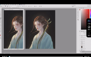 珊子半厚涂微写实+古风水墨插画课