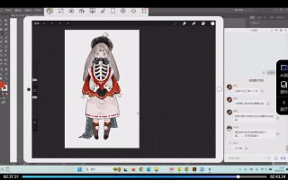 朝朝六桥水彩风可爱少女立绘2024