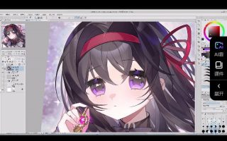 莫那逃逸莓茶日系风格人像团练2024【画质高清有笔刷和课件】