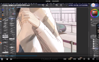 ADA白月梦古风美男绘画秘籍【画质还行有笔刷】