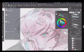 Carollll手绘日系半厚涂头像团练课2025【画质高清只有视频】