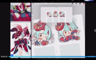 狸花社QQ人28天团练打卡表情包第3期2025【画质不错有课件没笔刷】