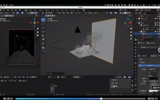 智疯动态视觉设计课第3期2024【画质高清有大部分素材】Blender+AE动态视觉设计
