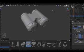 硬核造梦Blender硬表面大师课2024【画质高清有素材】