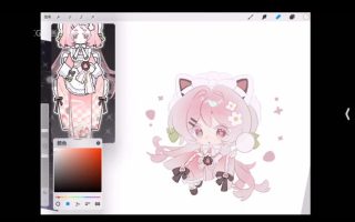 莫那秋秋晚信清透感Q版立绘团练2025【画质还行有课件笔刷】