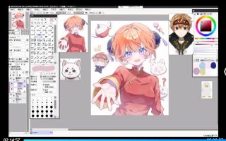 二木萌系平涂少女头像团练第3期2025【画质高清只有视频】