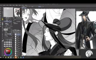 吉吉酱日系漫画风黑白插图基础课2025【画质高清有课件】