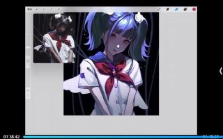 凹凸凸荼零基础半身插画系统课2024【画质高清有笔刷】