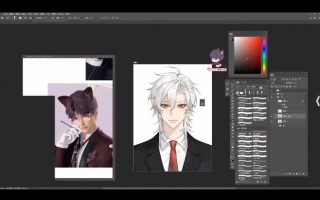 煜煜少年感赛璐璐风格头像团练课2025【画质高清有课件笔刷】