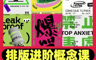 张晗排版力进阶课第2期2024【画质不错有素材】